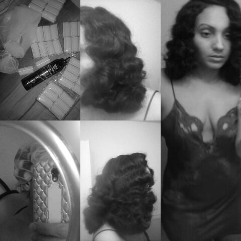 Vintage Hairstyle 101: Wetset for 3B hair - Marie 